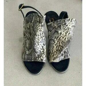 Brown Black Leather Size 7